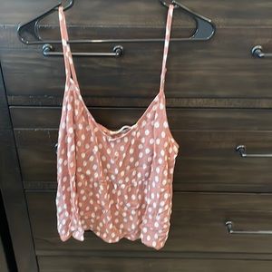 Abercrombie and Fitch polka dot tank top